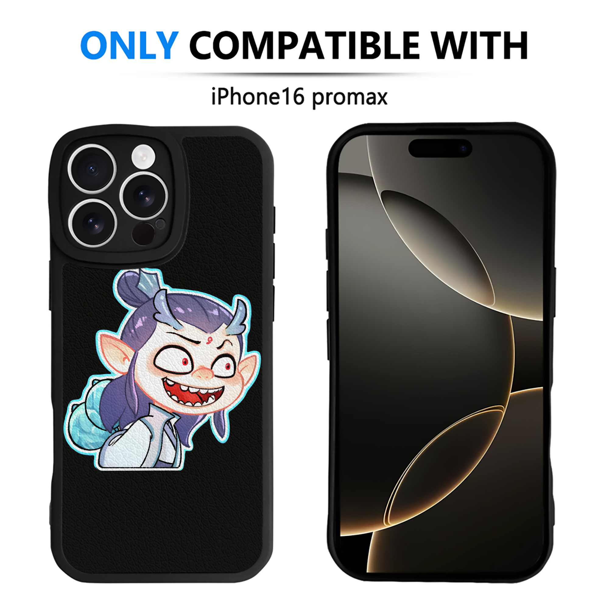 （画像用） Ne Zha 2 ナタ 魔童の大暴れ 【iPhone 16シリーズ対応】シリコンスマホケース（レザー調） 材質：シリコン